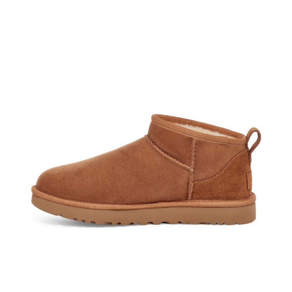 UGG Classic ultra mini boots wool boot +1.5 is womens size chestnut K/1130750K - Picture 6 of 16
